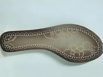 СО2 лазерный маркиратор для испанского производителя подошв обуви