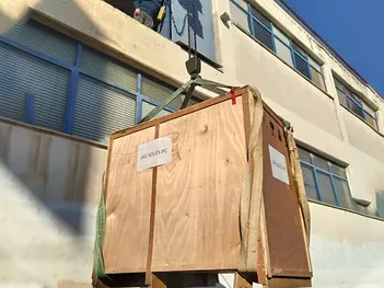 СО2 лазерный маркиратор для испанского производителя подошв обуви