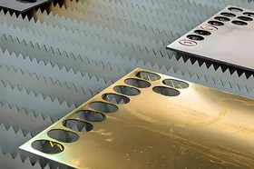 Резка медных пластин