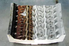 Удаление ржавчины с пресс-формы