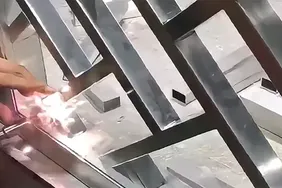 Сварка: ограждение из нержавеющей стали