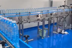 Маркировка бутылок с минеральной водой