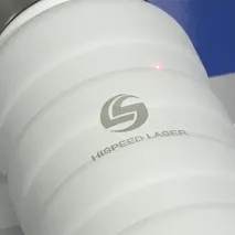 Лазерная гравировка на металлической колбе