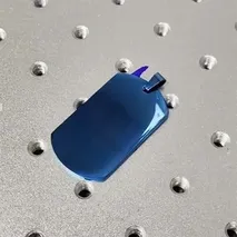 Лазерная маркировка на металлической подвеске