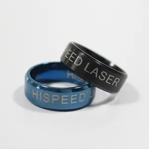 Лазерная маркировка металлических колец