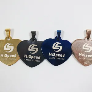 Лазерная маркировка подвесок из нержавеющей стали