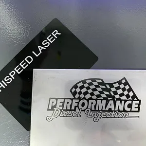 Черная лазерная маркировка на нержавеющей стали