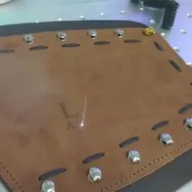 Лазерная гравировка на коже