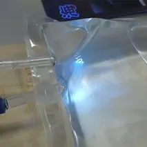 Лазерная маркировка пакетов для крови