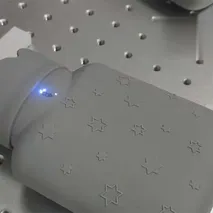 Лазерная маркировка силиконовой грелки