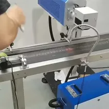 Лазерная маркировка алюминиевой запрессованной крышки