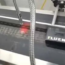 Лазерная маркировка картонной коробки