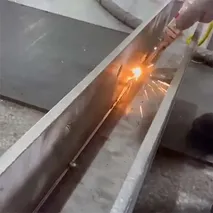 Лазерная сварка алюминиевых пластин