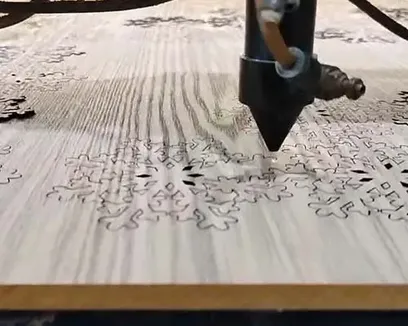 Лазерная резка древесины толщиной 10 мм